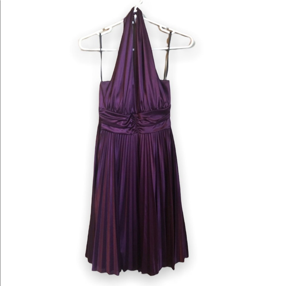 Taboo Formal Halter Dress L EUC
